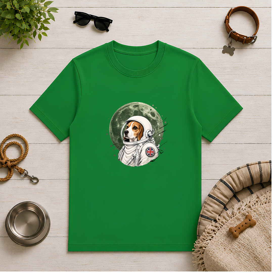 One Small Step for Dogkind – Beagle Astronaut T-Shirt