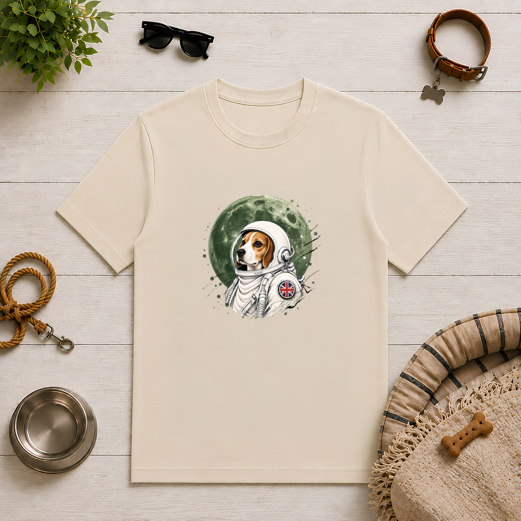 One Small Step for Dogkind – Beagle Astronaut T-Shirt