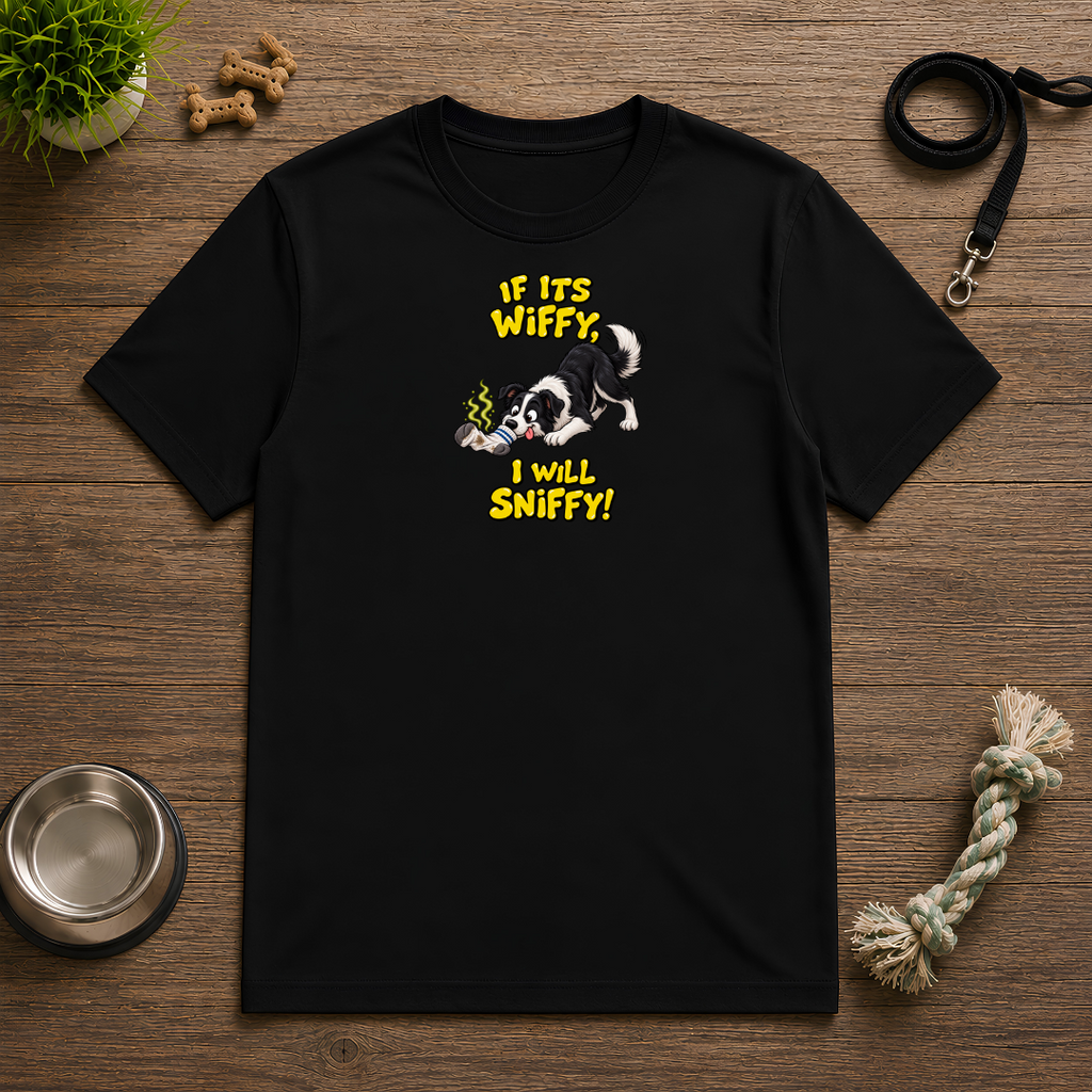 If It’s Wiffy, I Will Sniffy! – Funny Border Collie T-Shirt
