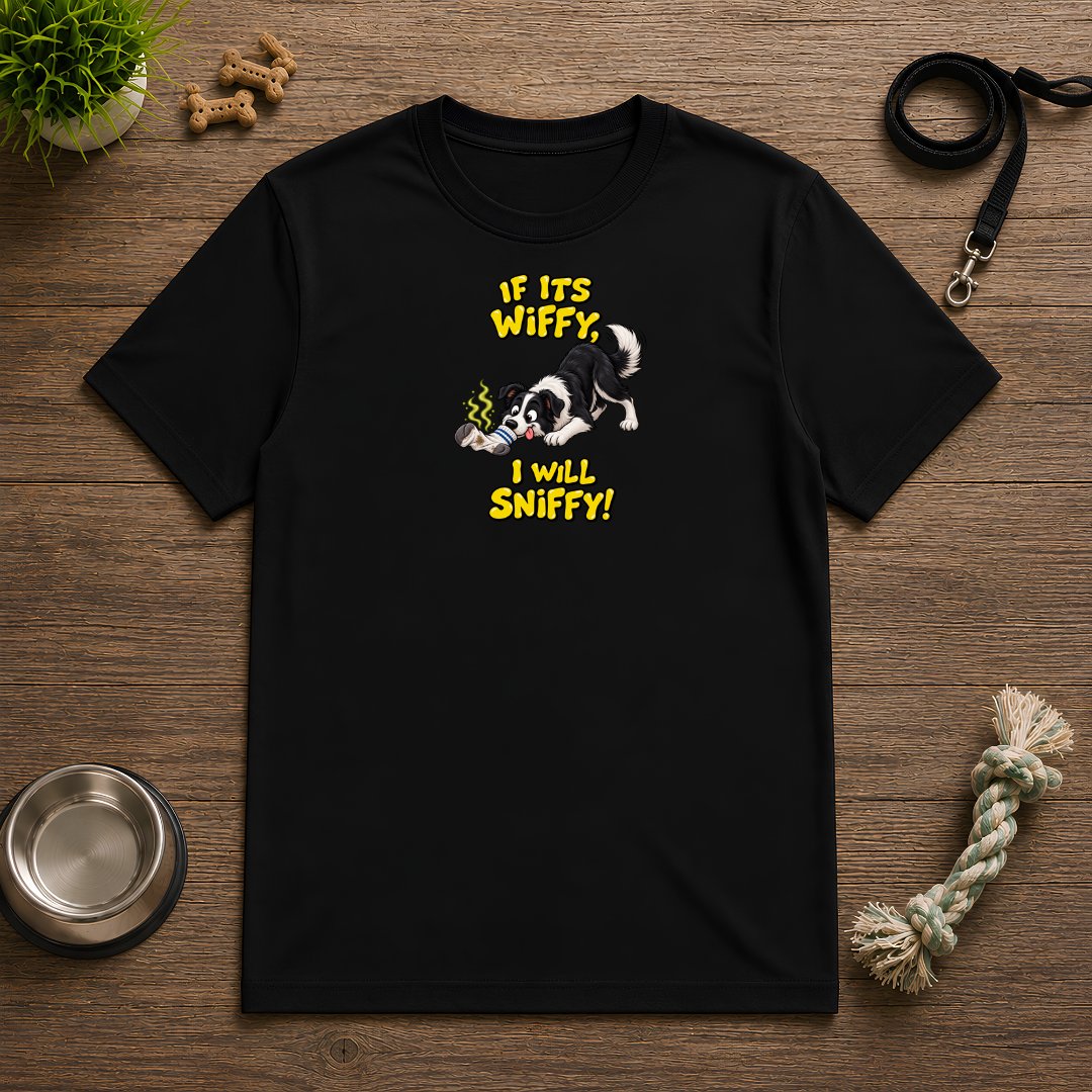 If It’s Wiffy, I Will Sniffy! – Funny Border Collie T-Shirt