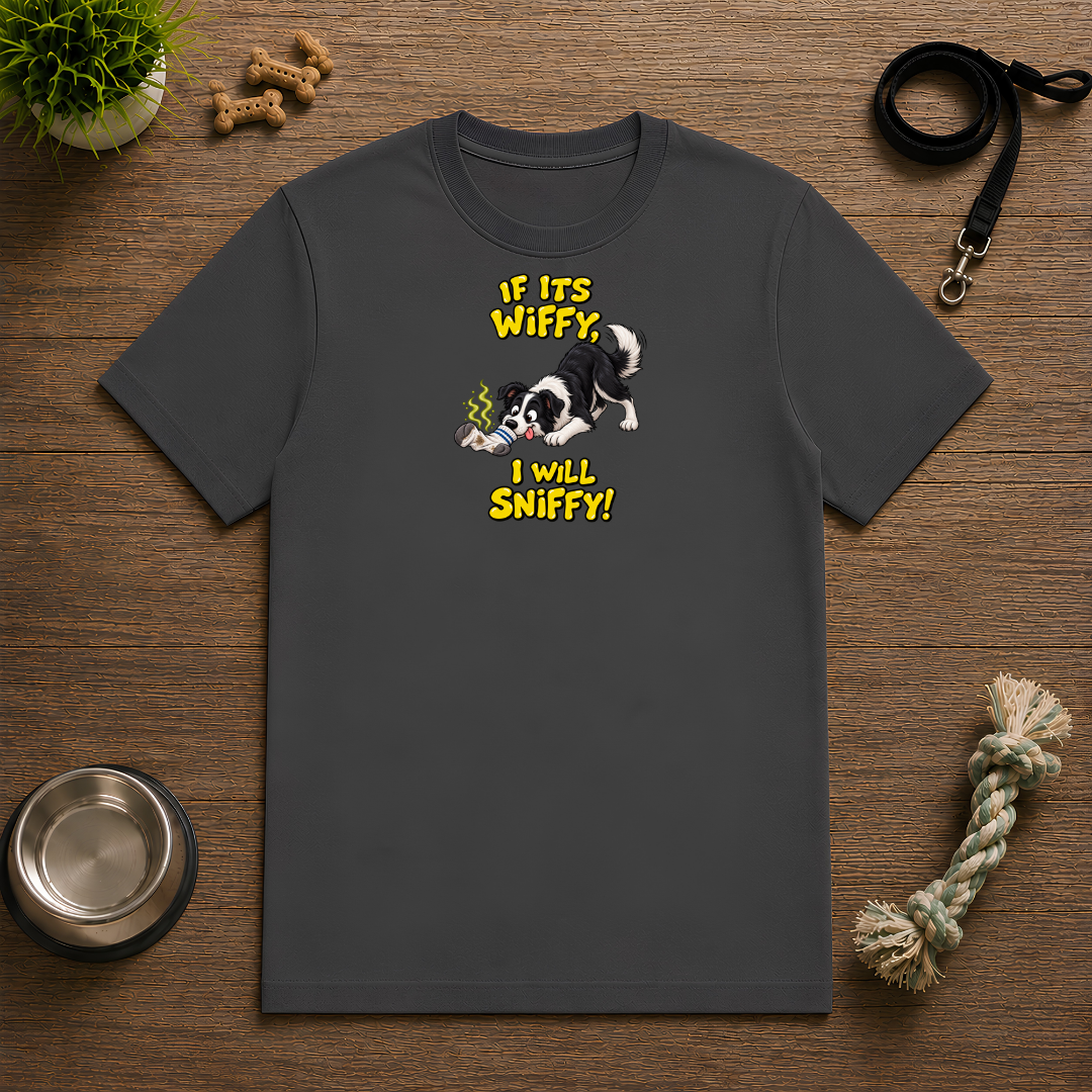 If It’s Wiffy, I Will Sniffy! – Funny Border Collie T-Shirt