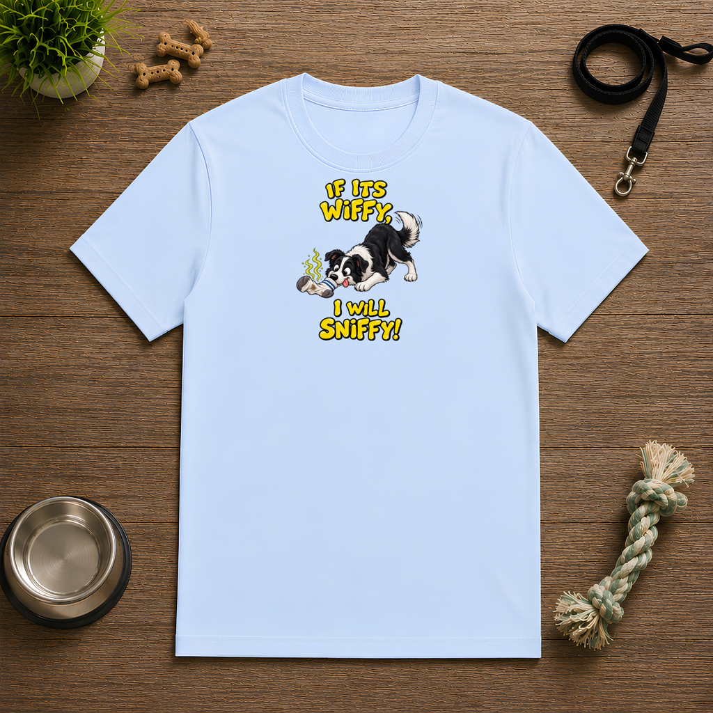 If It’s Wiffy, I Will Sniffy! – Funny Border Collie T-Shirt