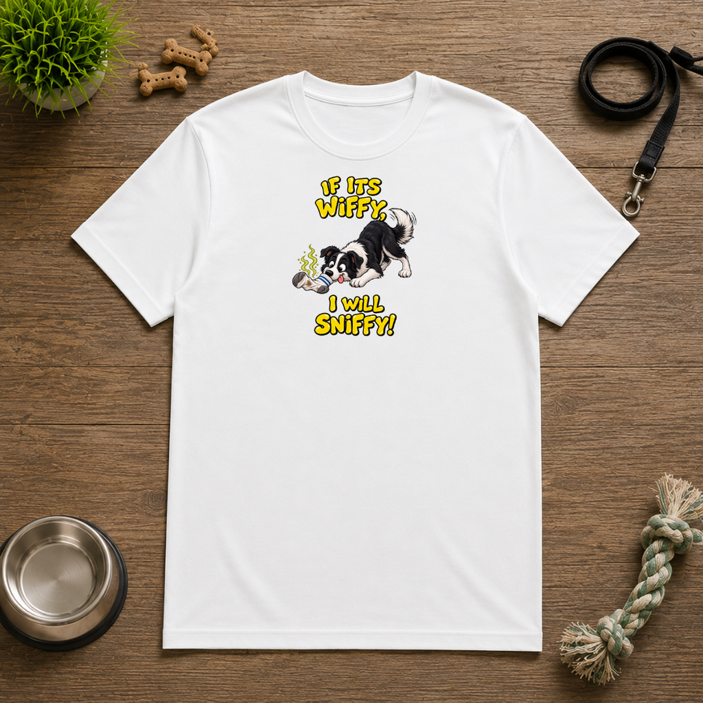 If It’s Wiffy, I Will Sniffy! – Funny Border Collie T-Shirt