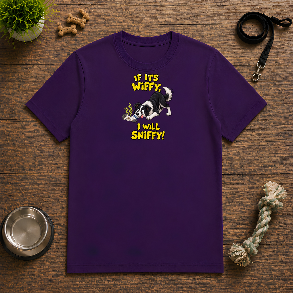 If It’s Wiffy, I Will Sniffy! – Funny Border Collie T-Shirt