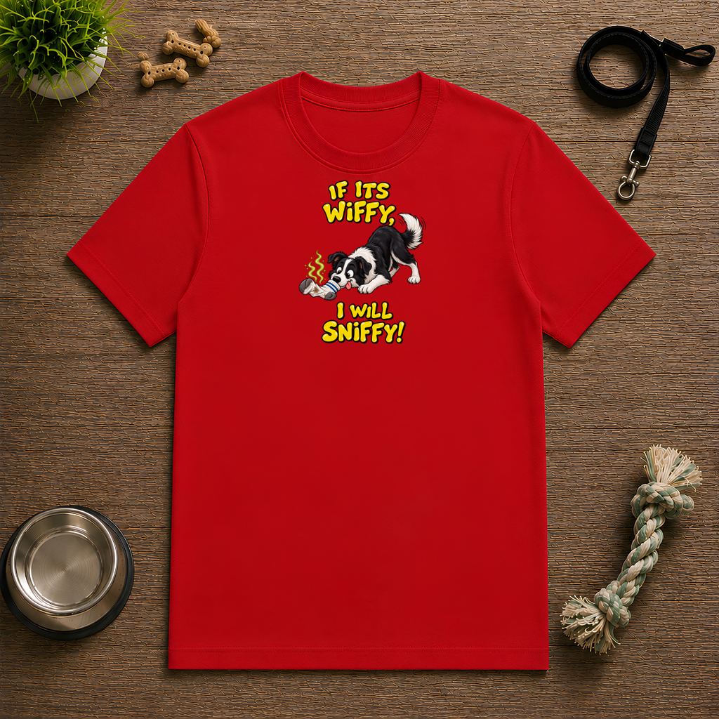 If It’s Wiffy, I Will Sniffy! – Funny Border Collie T-Shirt
