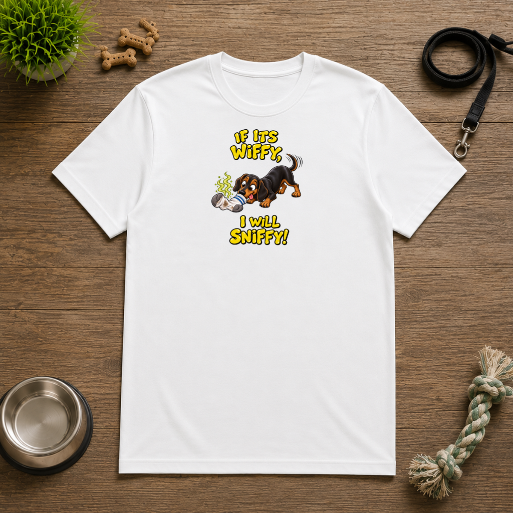 If It’s Wiffy, I Will Sniffy! – Funny Dachshund T-Shirt