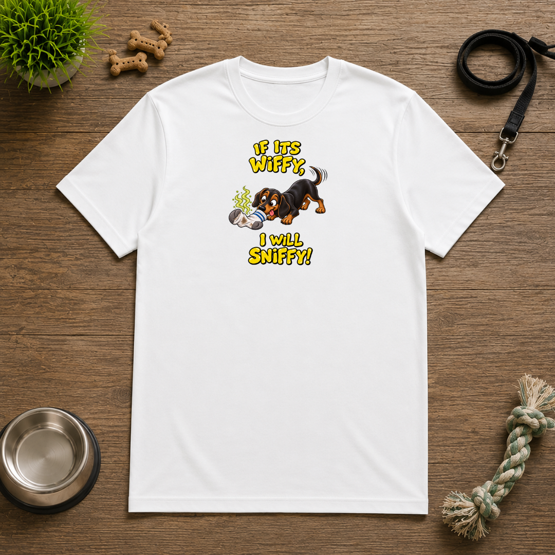 If It’s Wiffy, I Will Sniffy! – Funny Dachshund T-Shirt