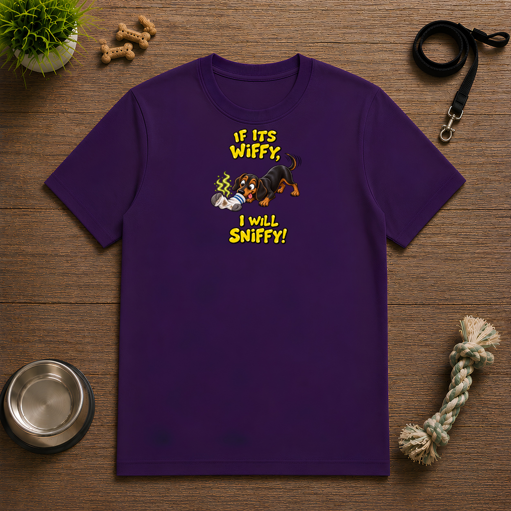 If It’s Wiffy, I Will Sniffy! – Funny Dachshund T-Shirt