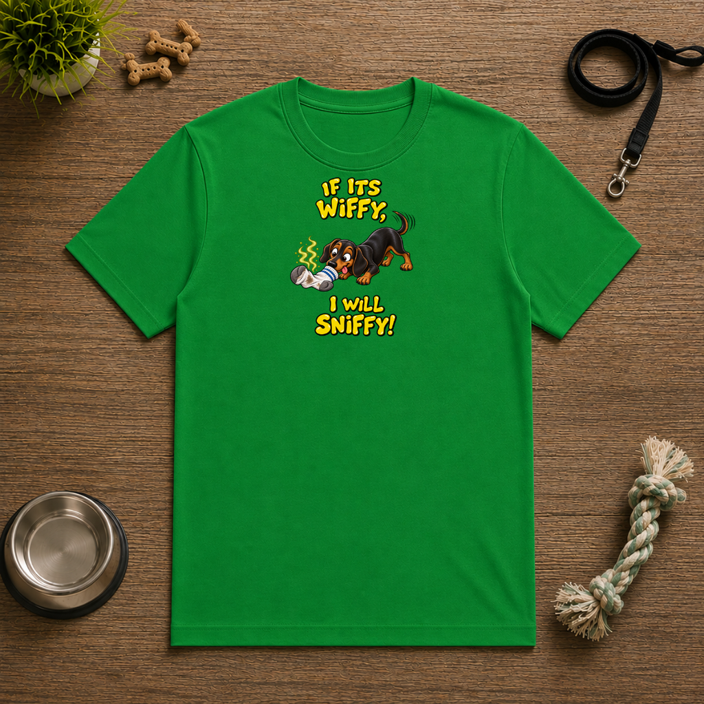 If It’s Wiffy, I Will Sniffy! – Funny Dachshund T-Shirt
