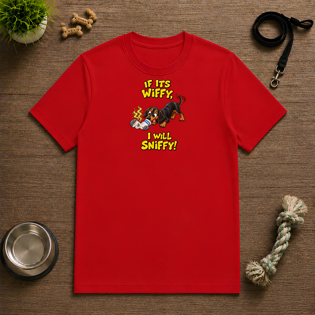 If It’s Wiffy, I Will Sniffy! – Funny Dachshund T-Shirt