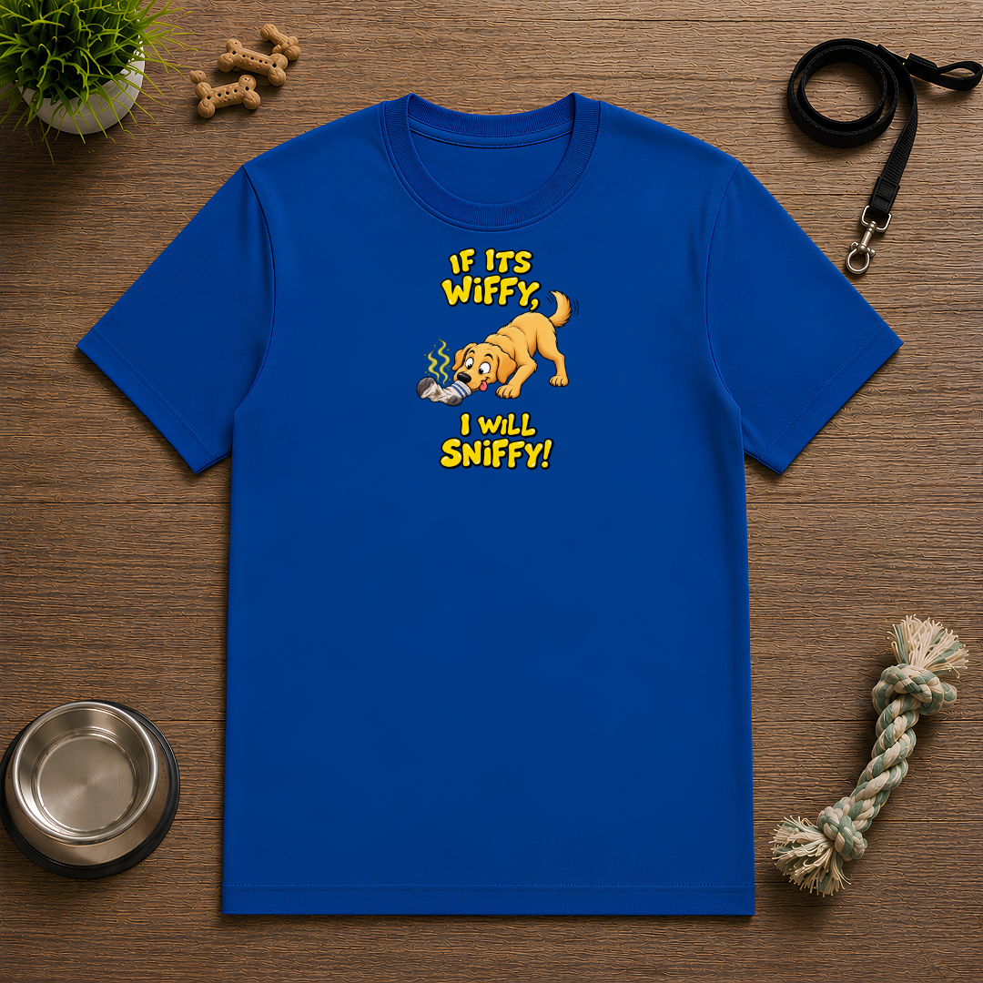 If It’s Wiffy, I Will Sniffy! – Funny Golden Retriever T-Shirt