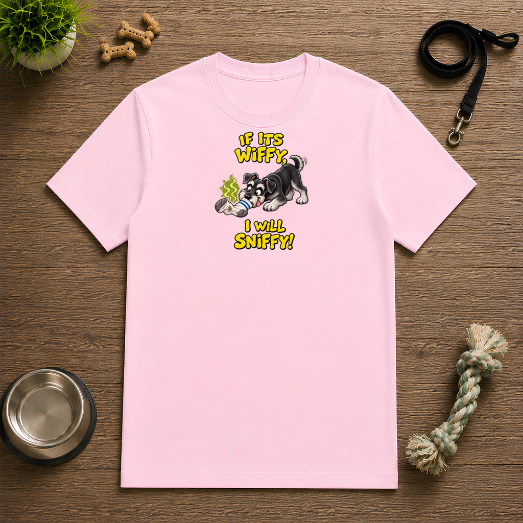 If It’s Wiffy, I Will Sniffy! – Funny Miniature Schnauzer T-Shirt