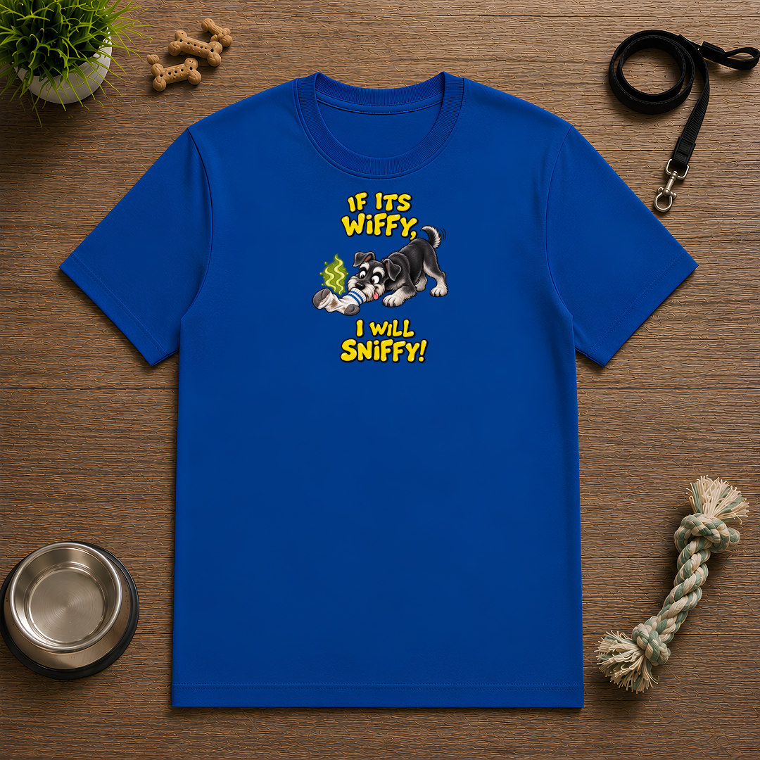 If It’s Wiffy, I Will Sniffy! – Funny Miniature Schnauzer T-Shirt