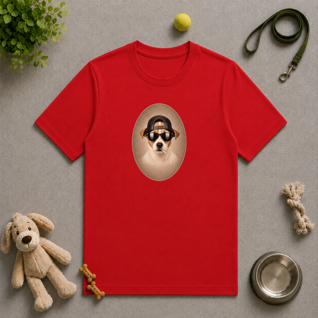 Rescue Rebel Jack Russell – Adopted with Attitude - Unisex T-shirt