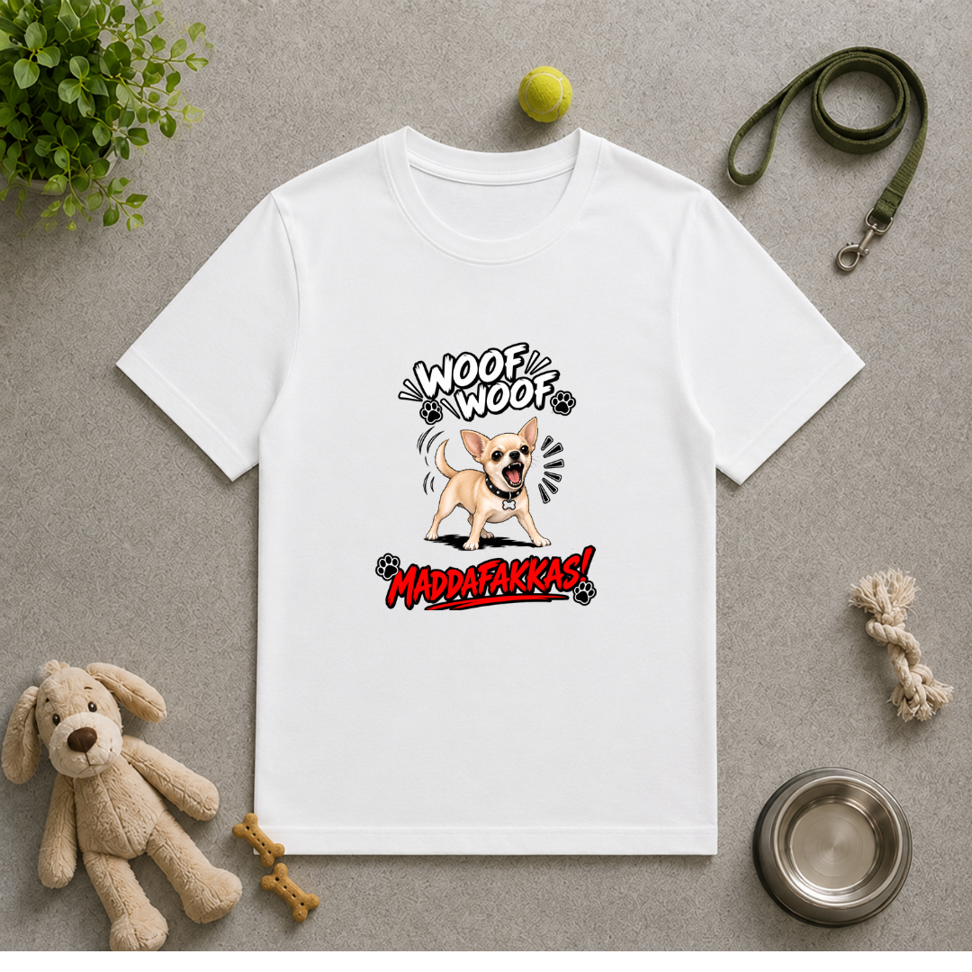 Woof Woof Maddafakkas! – Chihuahua with Attitude - Unisex T-Shirt