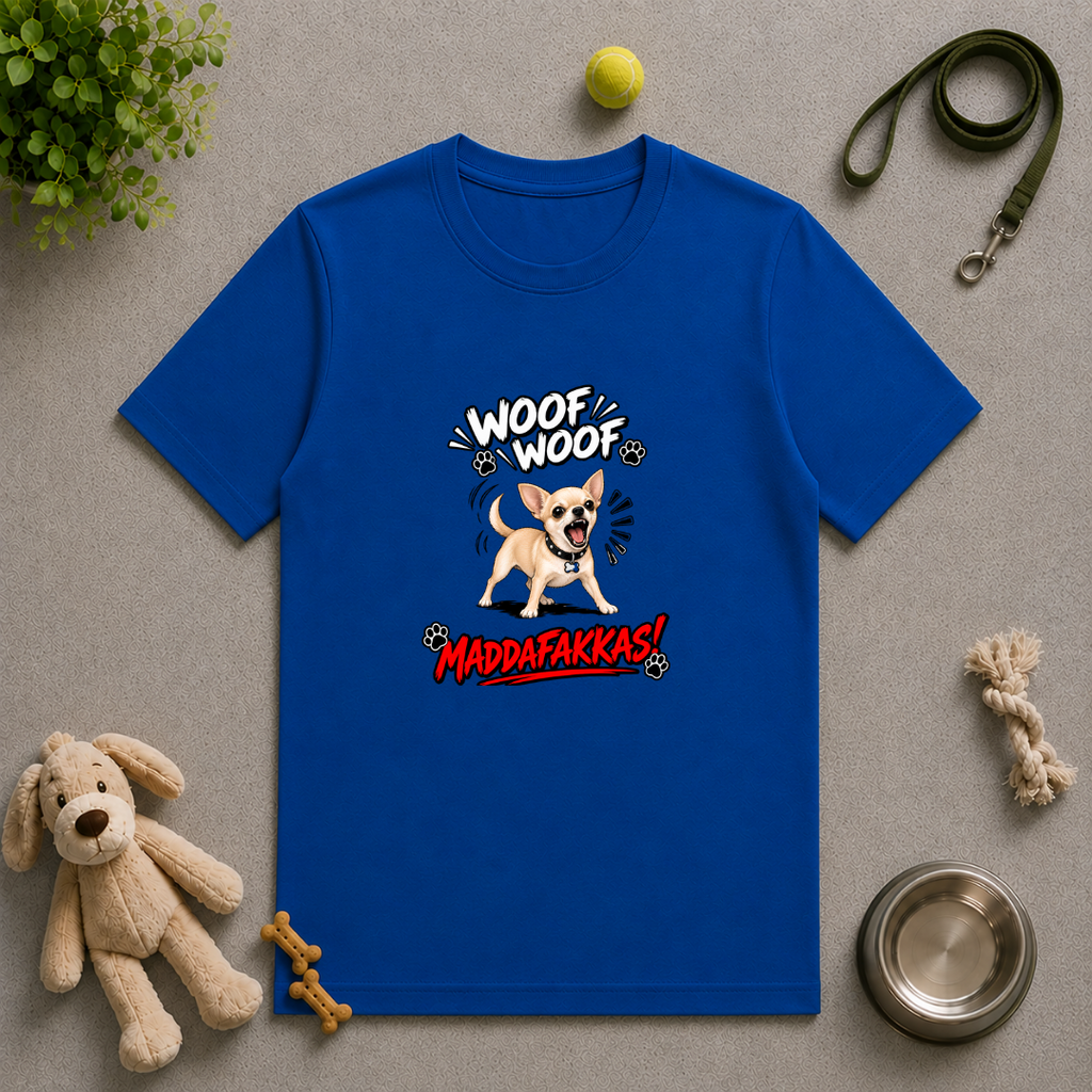 Woof Woof Maddafakkas! – Chihuahua with Attitude - Unisex T-Shirt