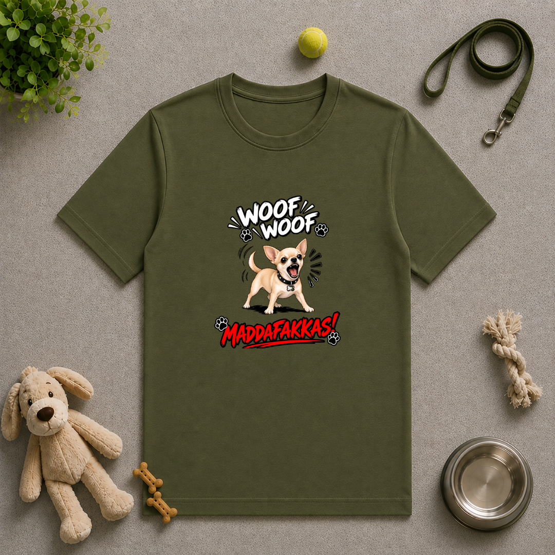 Woof Woof Maddafakkas! – Chihuahua with Attitude - Unisex T-Shirt