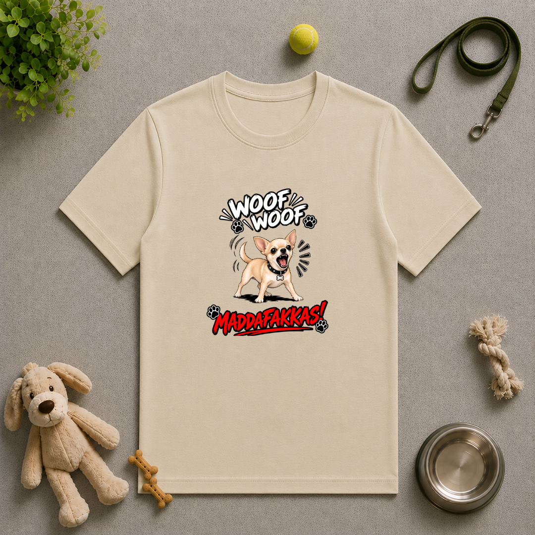 Woof Woof Maddafakkas! – Chihuahua with Attitude - Unisex T-Shirt
