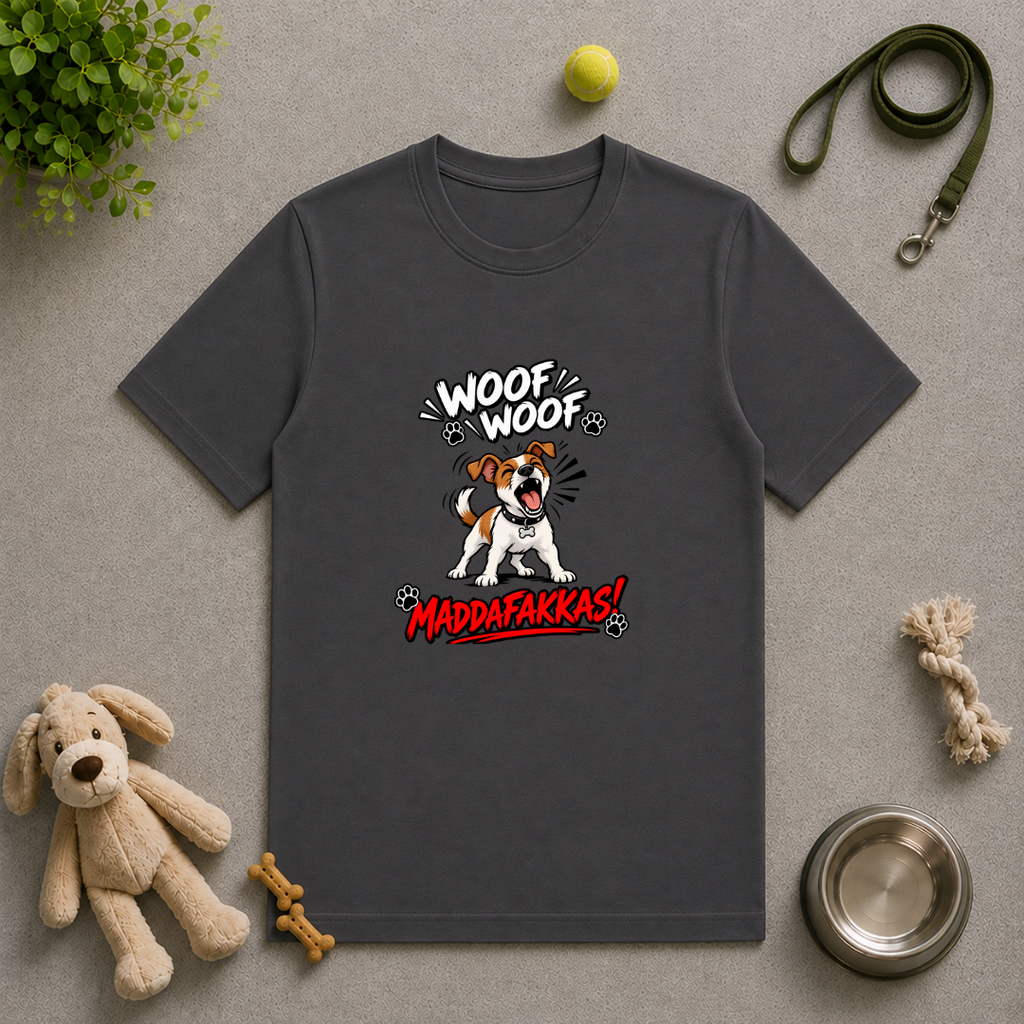 Woof Woof Maddafakkas! – Jack Russell with Attitude - Unisex T-Shirt