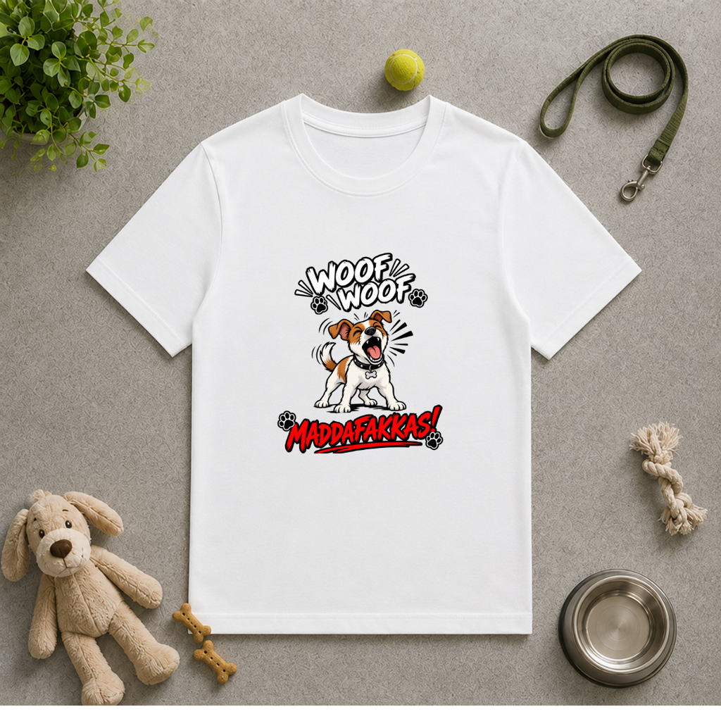 Woof Woof Maddafakkas! – Jack Russell with Attitude - Unisex T-Shirt