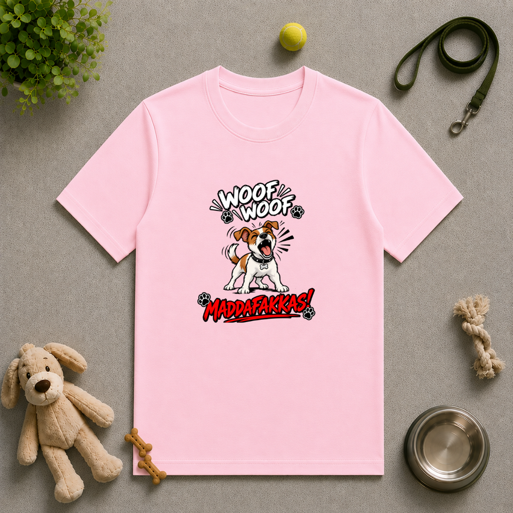 Woof Woof Maddafakkas! – Jack Russell with Attitude - Unisex T-Shirt