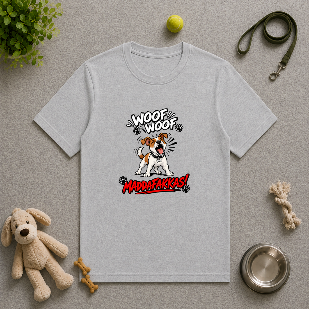 Woof Woof Maddafakkas! – Jack Russell with Attitude - Unisex T-Shirt