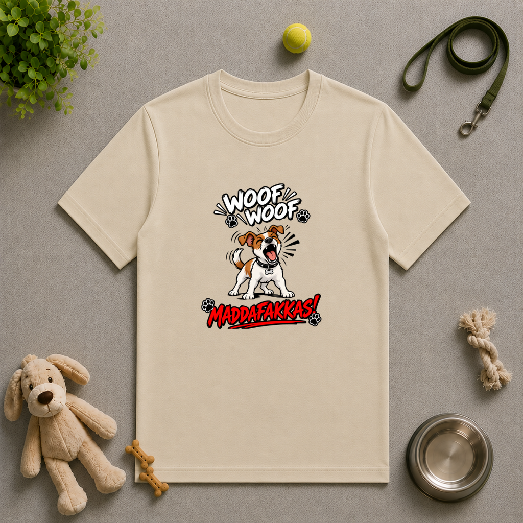 Woof Woof Maddafakkas! – Jack Russell with Attitude - Unisex T-Shirt