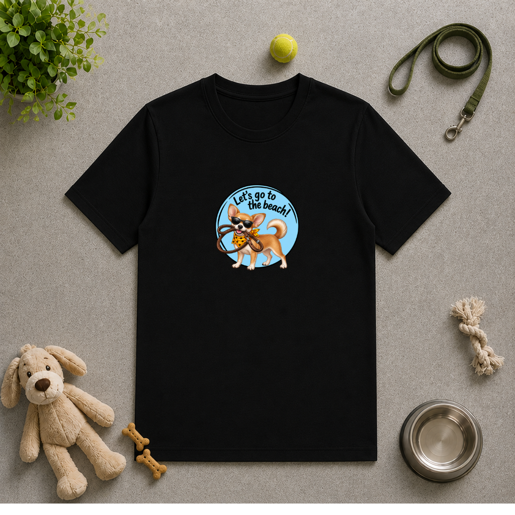 Let’s Go to the Beach! – Chihuahua Adventure Dog - Unisex T-Shirt