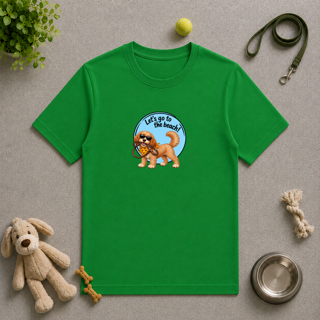 Let’s Go to the Beach! – Cockapoo Adventure Dog - Unisex T-Shirt
