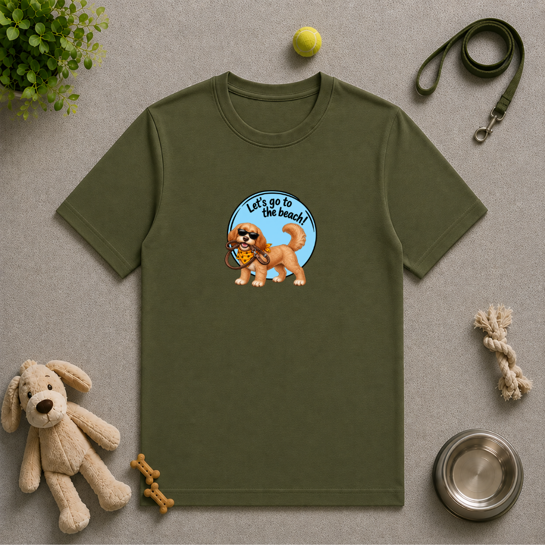 Let’s Go to the Beach! – Cockapoo Adventure Dog - Unisex T-Shirt