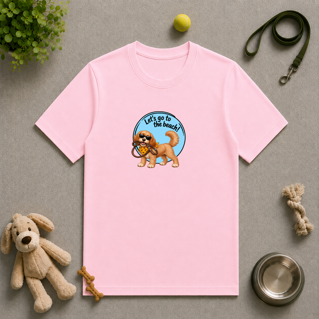 Let’s Go to the Beach! – Cockapoo Adventure Dog - Unisex T-Shirt
