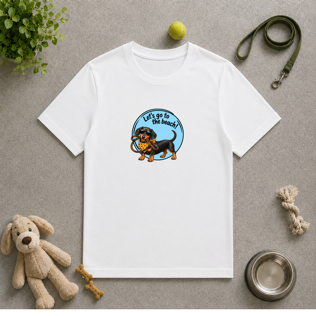 Let’s Go to the Beach! – Dachshund Adventure Dog - Unisex T-Shirt