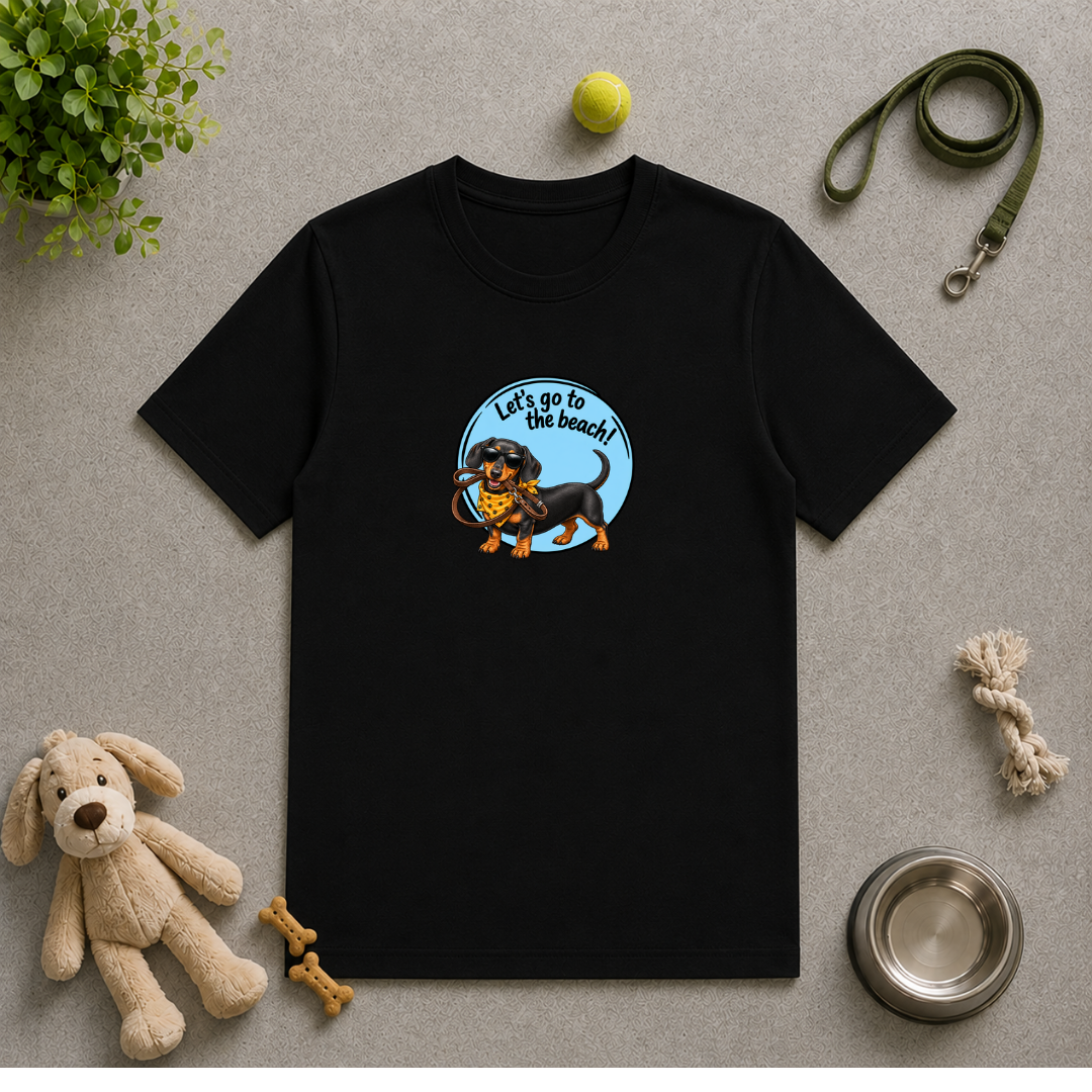Let’s Go to the Beach! – Dachshund Adventure Dog - Unisex T-Shirt