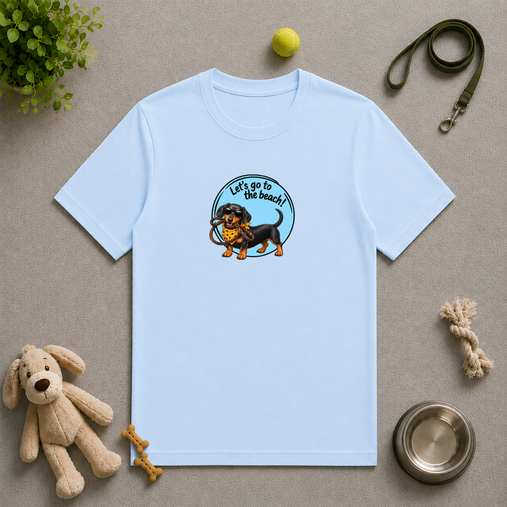Let’s Go to the Beach! – Dachshund Adventure Dog - Unisex T-Shirt