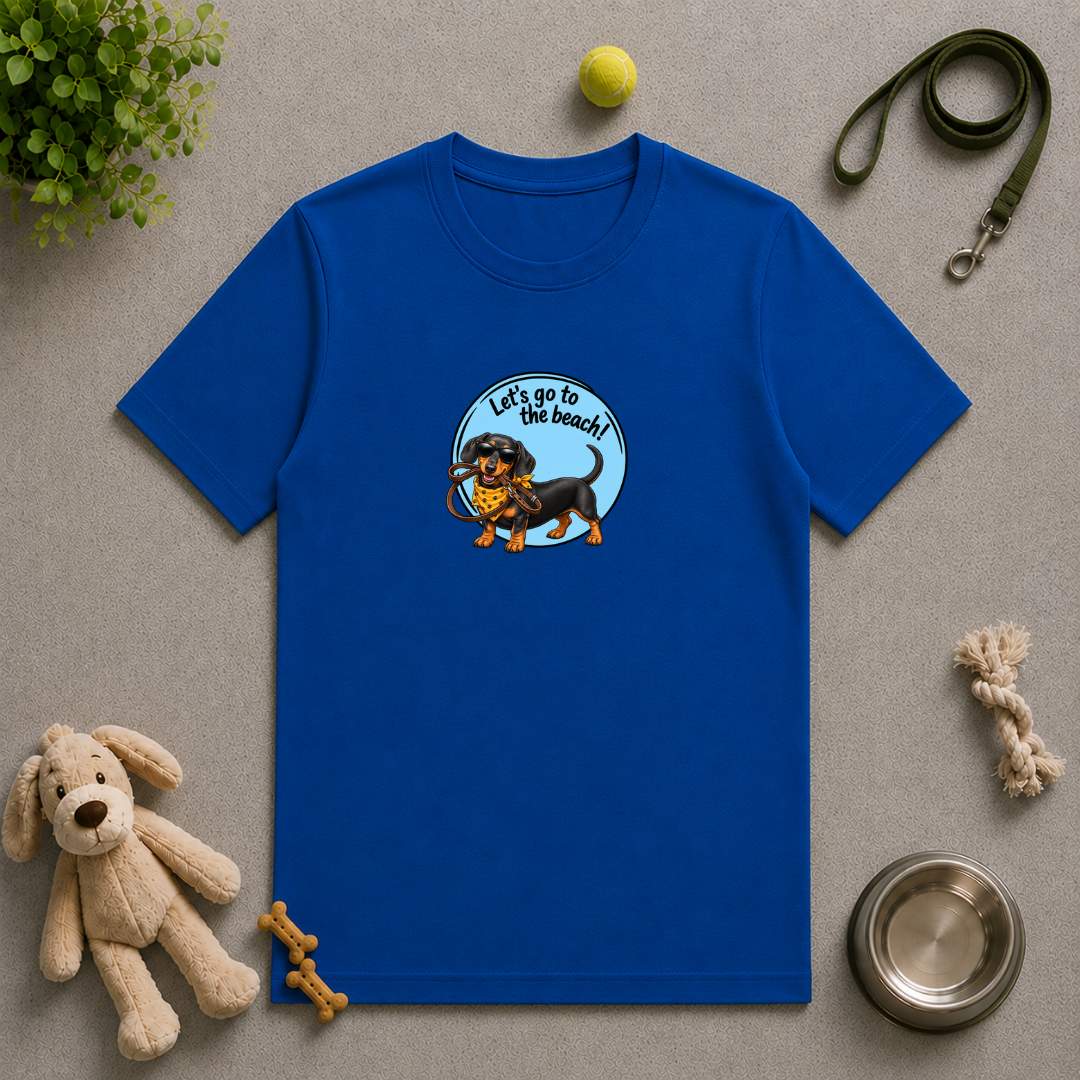 Let’s Go to the Beach! – Dachshund Adventure Dog - Unisex T-Shirt
