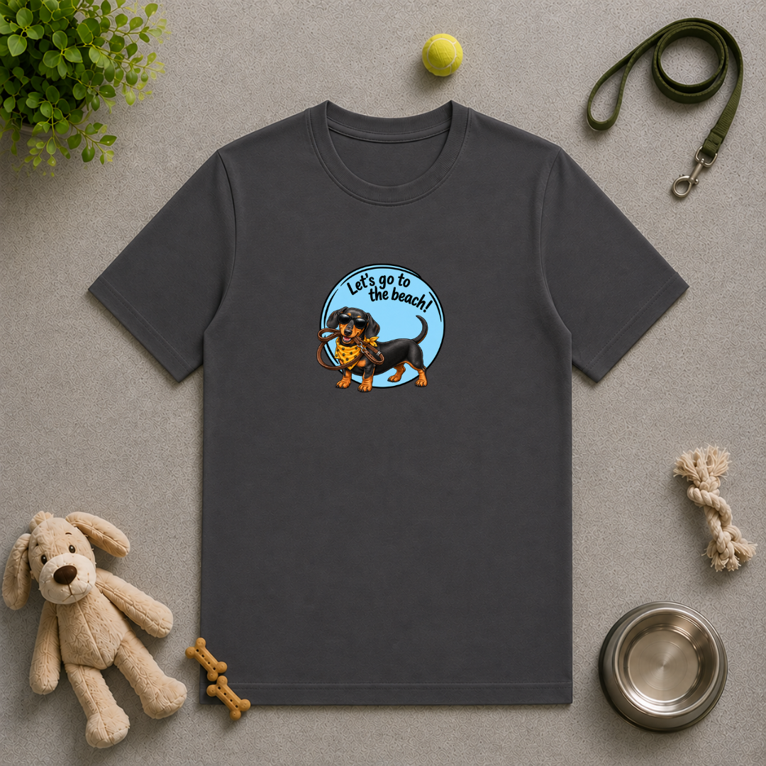Let’s Go to the Beach! – Dachshund Adventure Dog - Unisex T-Shirt