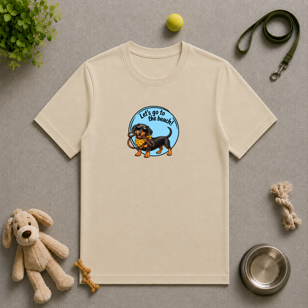 Let’s Go to the Beach! – Dachshund Adventure Dog - Unisex T-Shirt