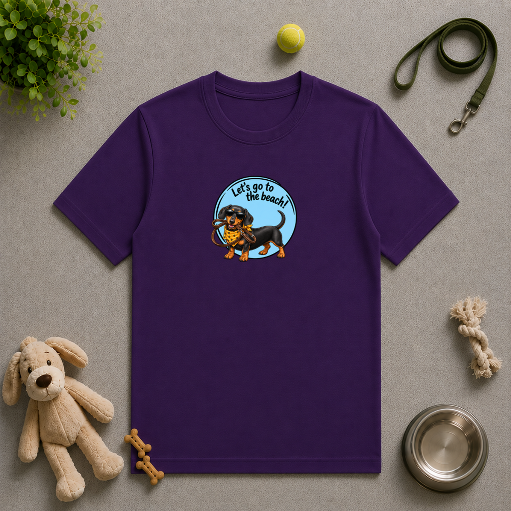 Let’s Go to the Beach! – Dachshund Adventure Dog - Unisex T-Shirt