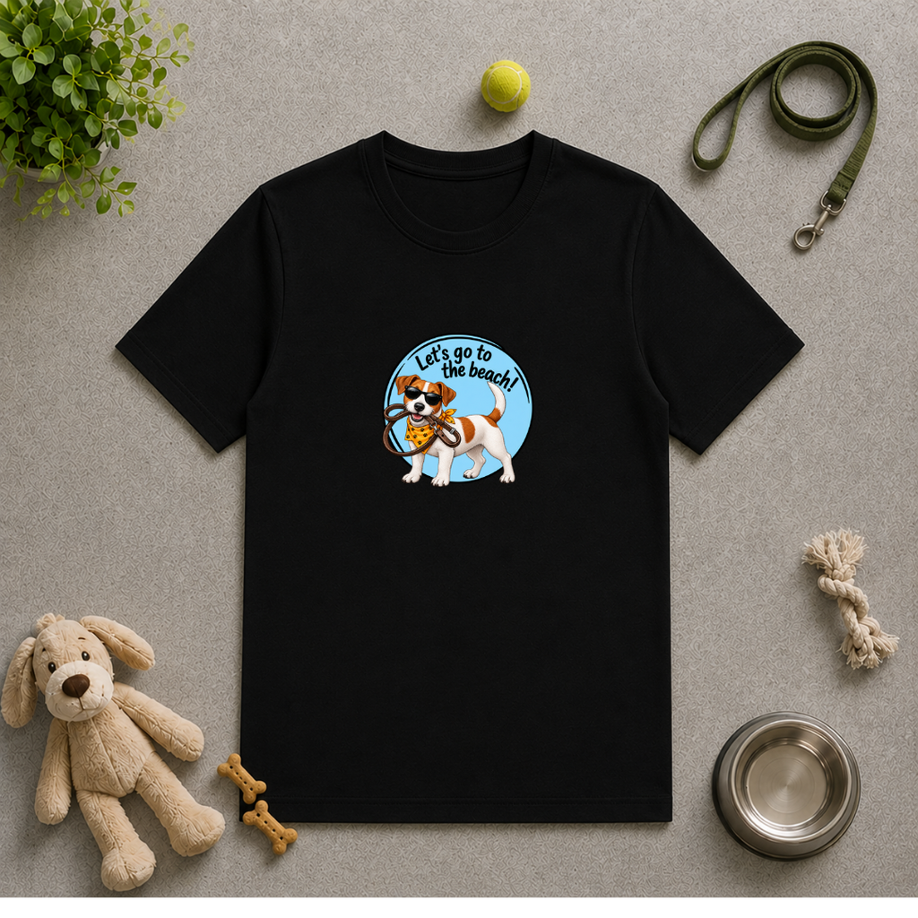Let’s Go to the Beach! – Jack Russell Adventure Dog - Unisex T-Shirt