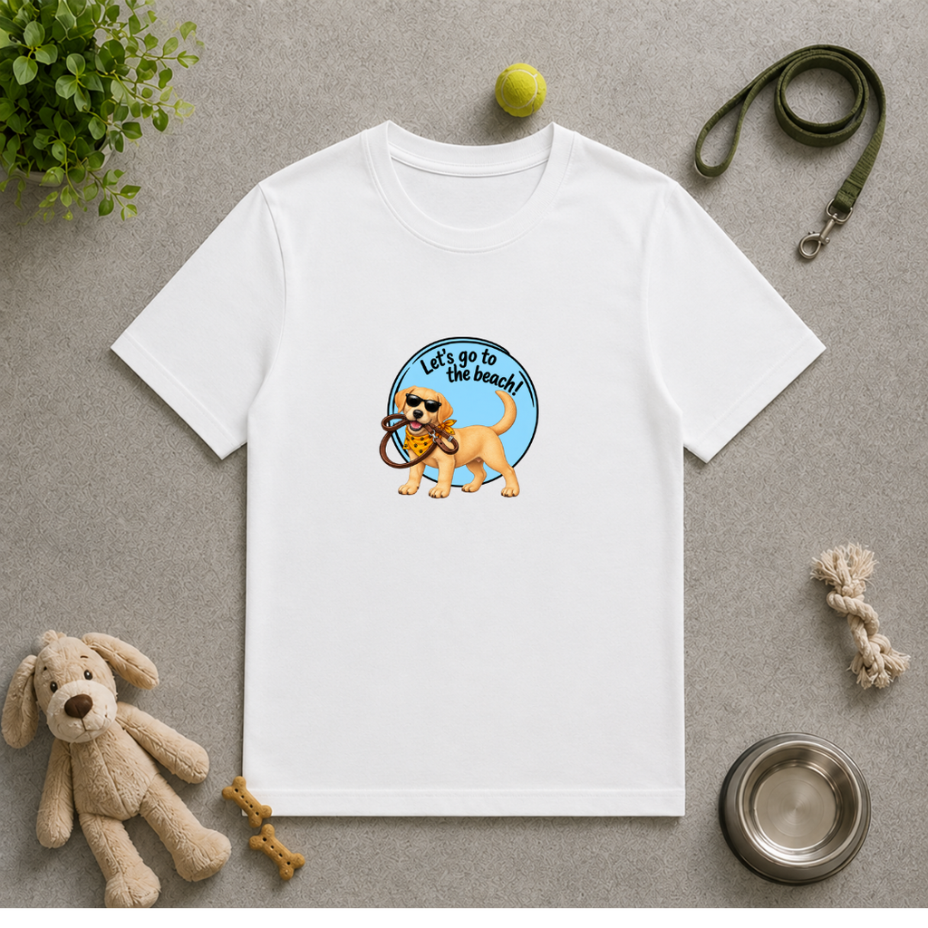 Let’s Go to the Beach! – Labrador Adventure Dog - Unisex T-Shirt