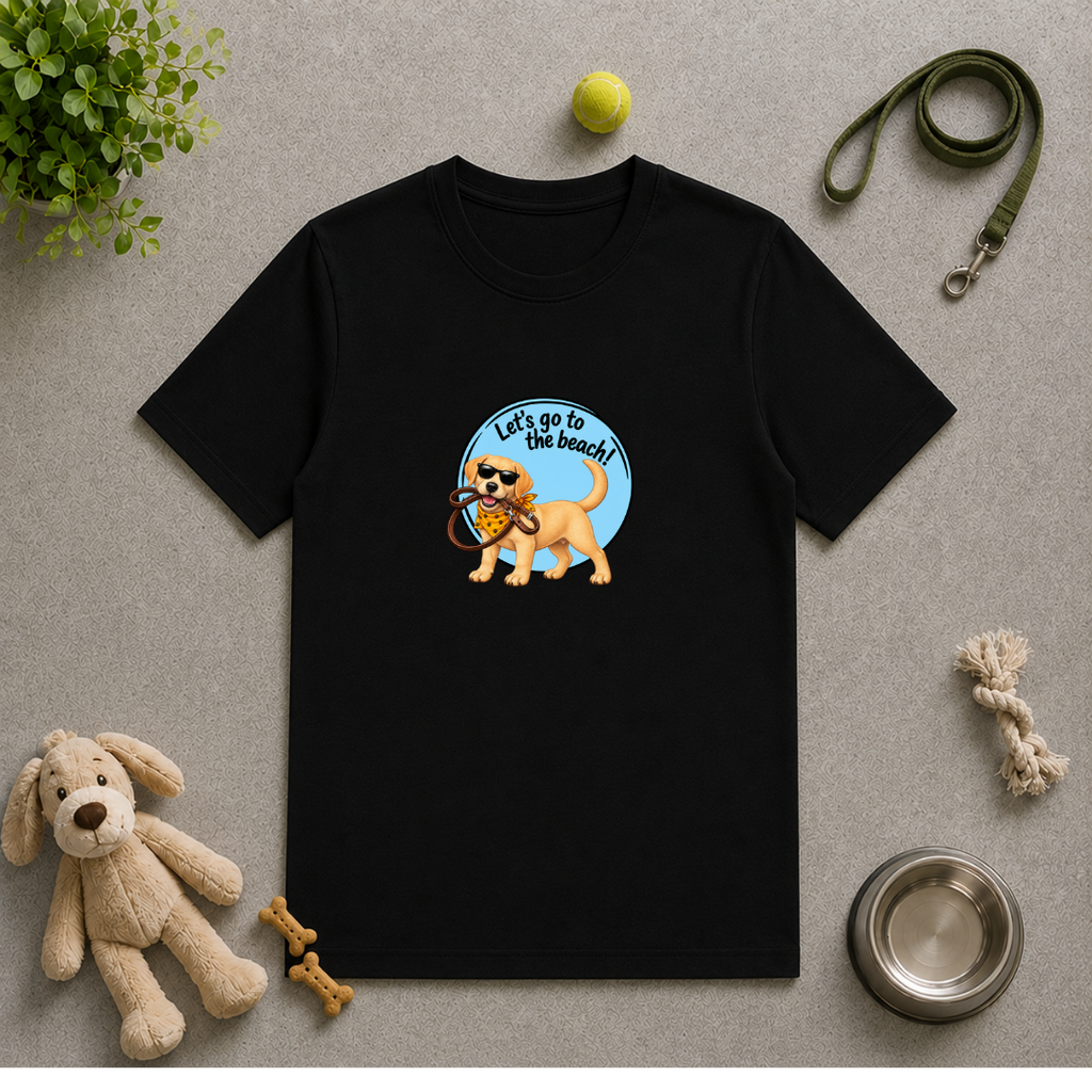 Let’s Go to the Beach! – Labrador Adventure Dog - Unisex T-Shirt
