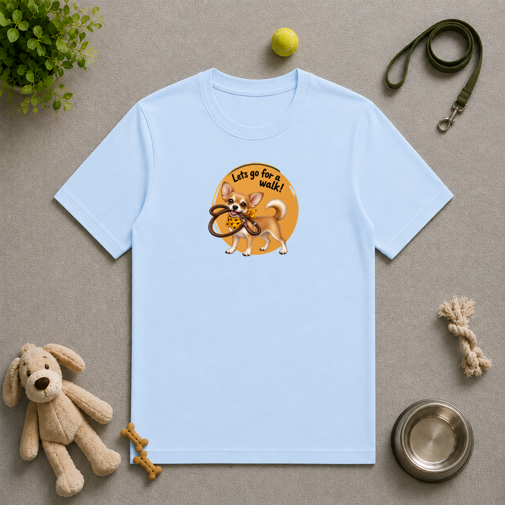 Let’s Go for a Walk! – Chihuahua Adventure - Unisex T-Shirt