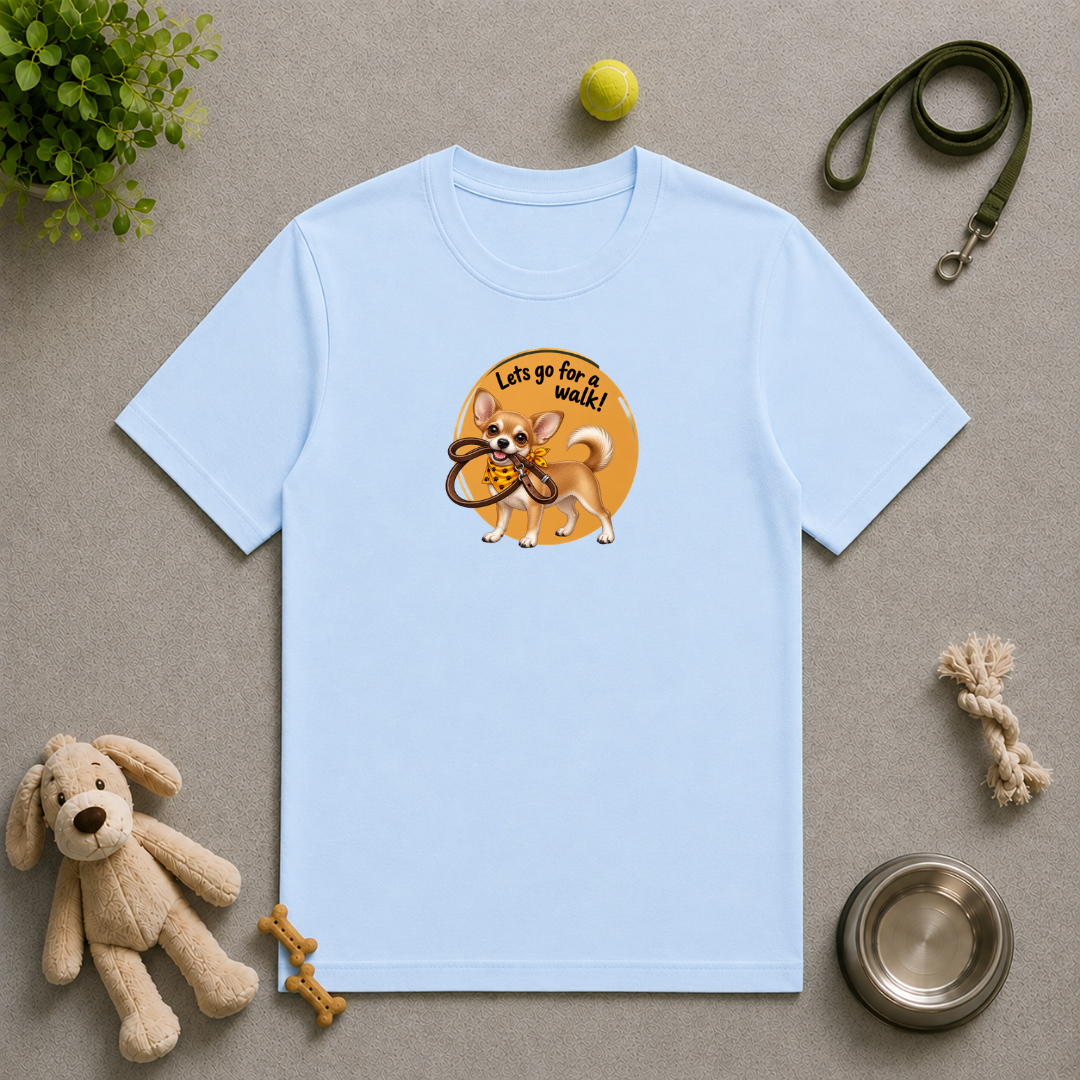 Let’s Go for a Walk! – Chihuahua Adventure - Unisex T-Shirt