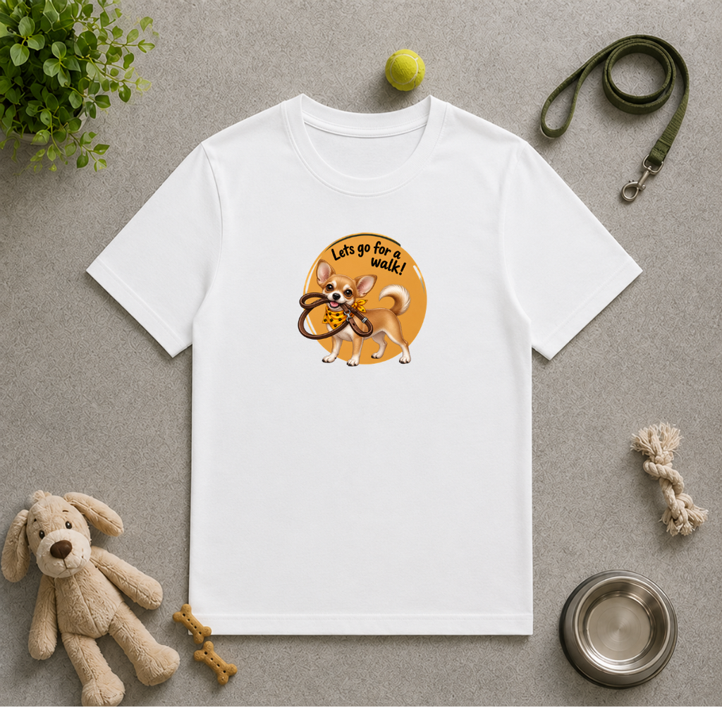 Let’s Go for a Walk! – Chihuahua Adventure - Unisex T-Shirt