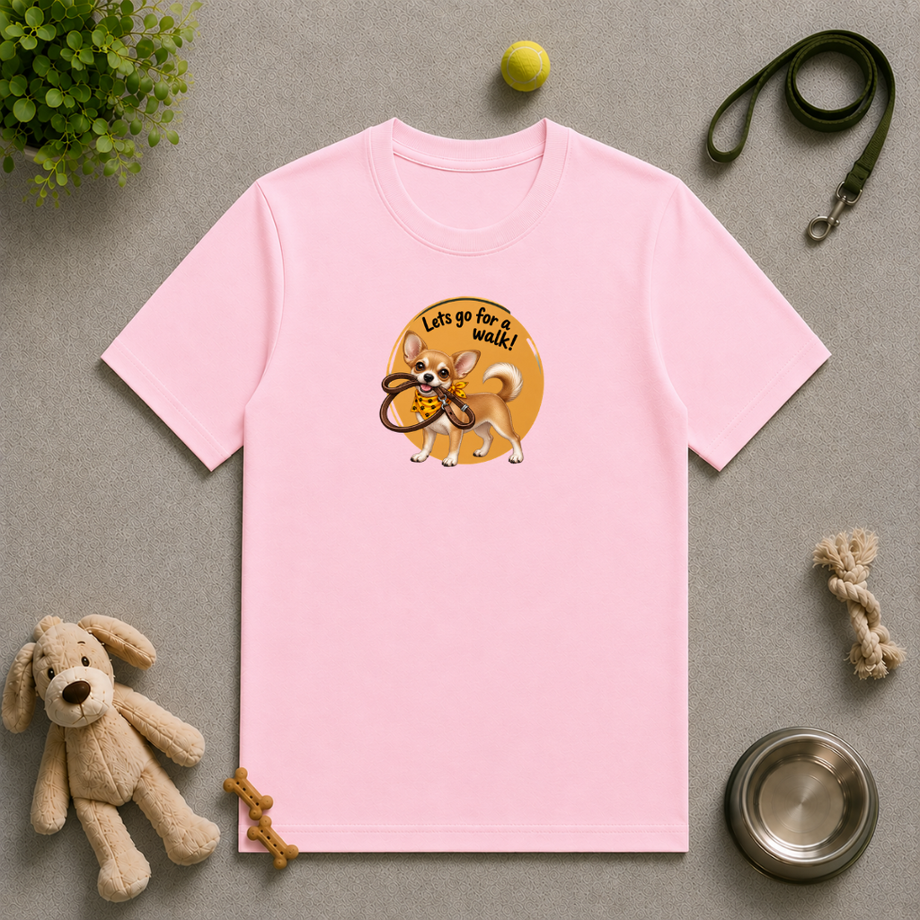 Let’s Go for a Walk! – Chihuahua Adventure - Unisex T-Shirt