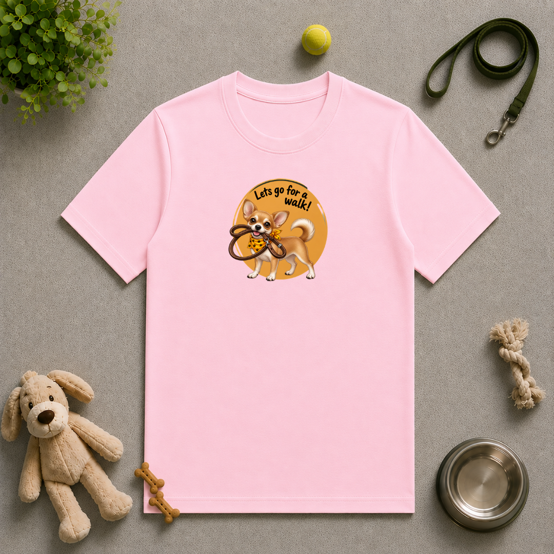 Let’s Go for a Walk! – Chihuahua Adventure - Unisex T-Shirt
