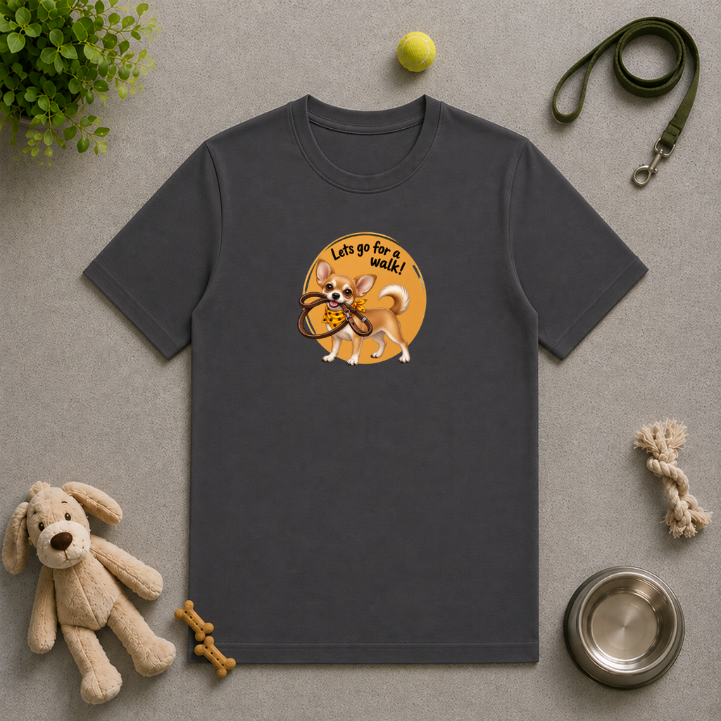 Let’s Go for a Walk! – Chihuahua Adventure - Unisex T-Shirt
