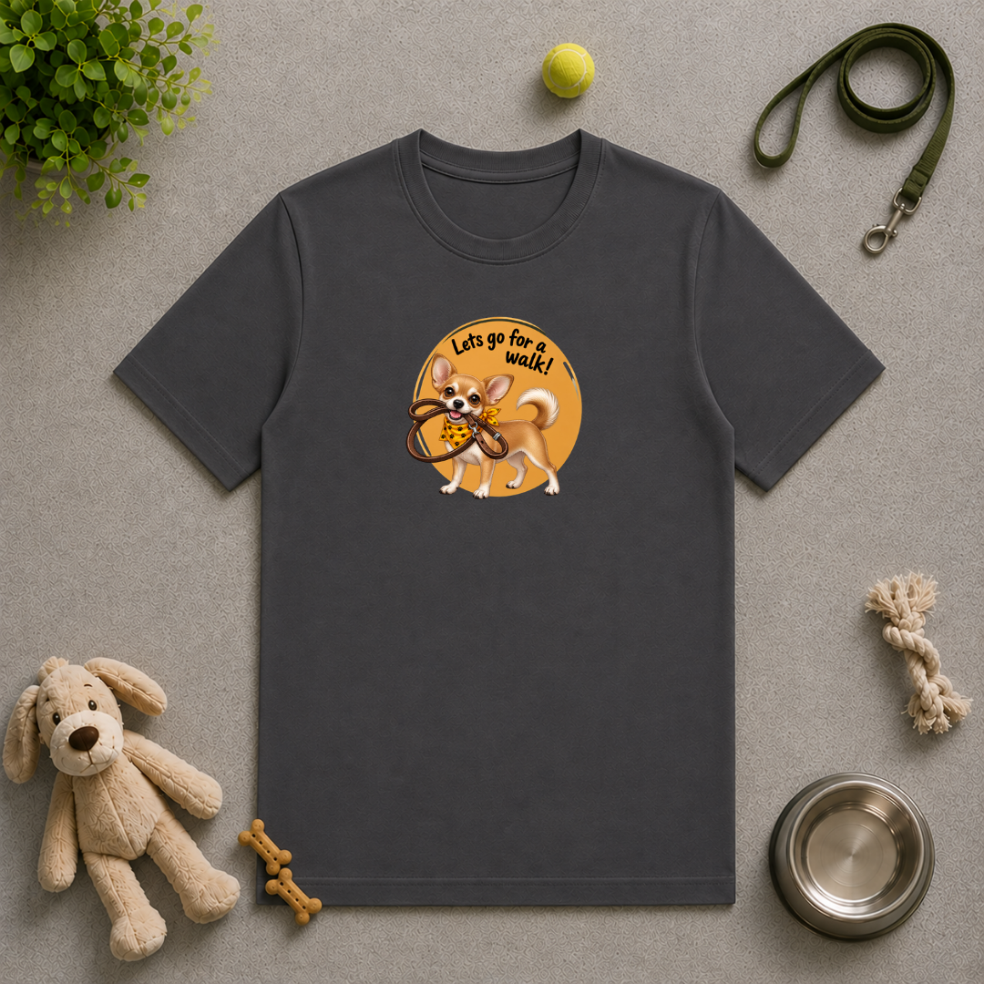 Let’s Go for a Walk! – Chihuahua Adventure - Unisex T-Shirt