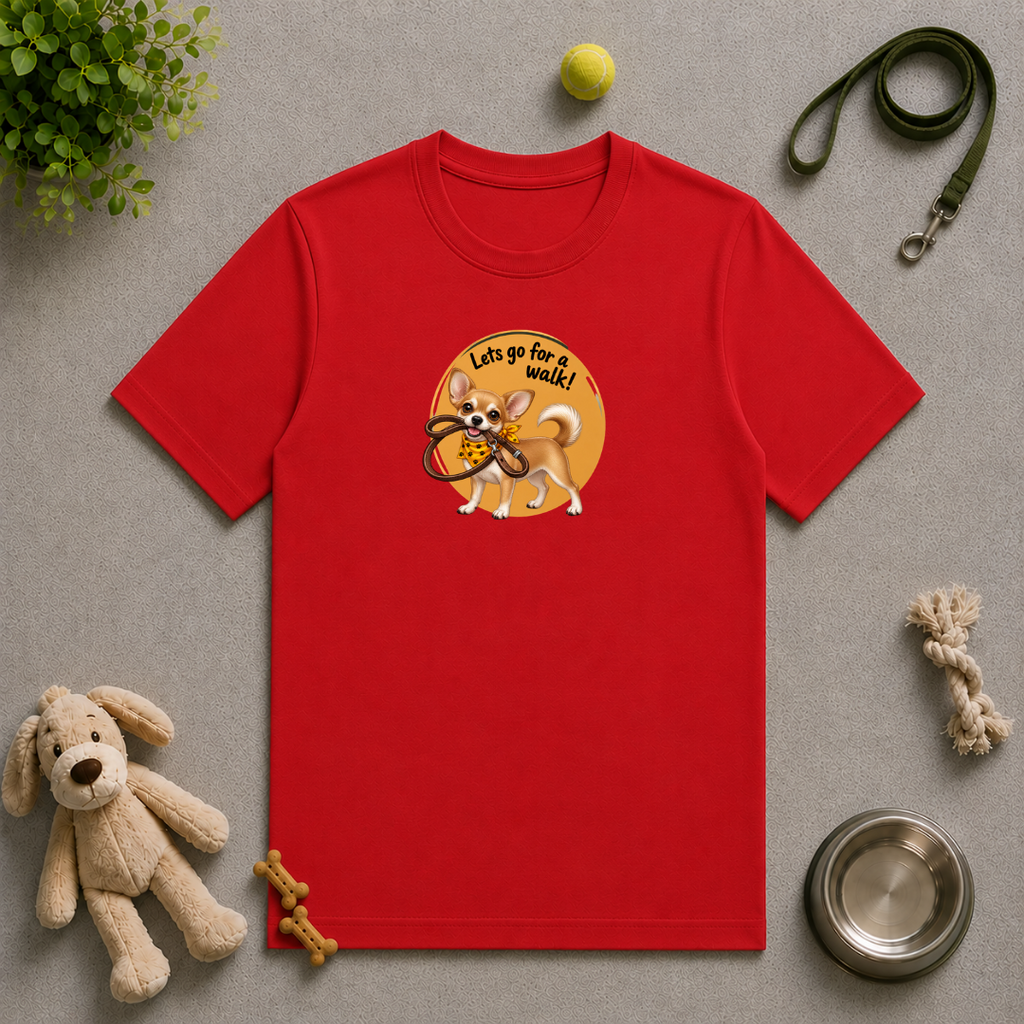 Let’s Go for a Walk! – Chihuahua Adventure - Unisex T-Shirt