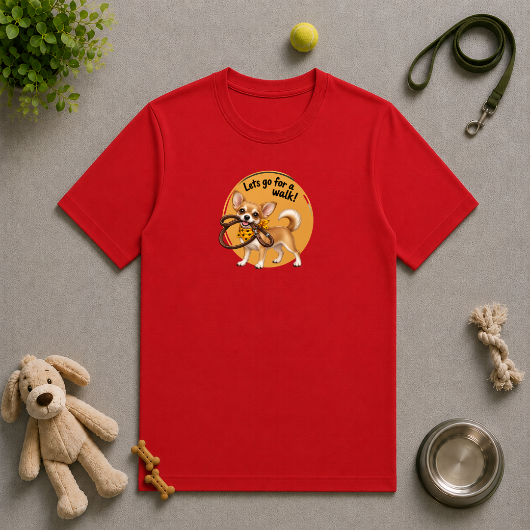 Let’s Go for a Walk! – Chihuahua Adventure - Unisex T-Shirt